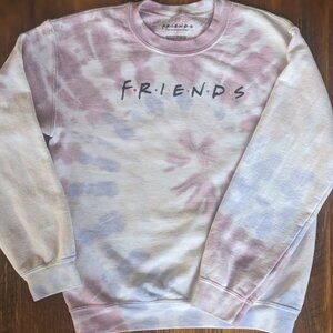 Tie Dye Friends TV Show Girls Sweatshirt Size XL